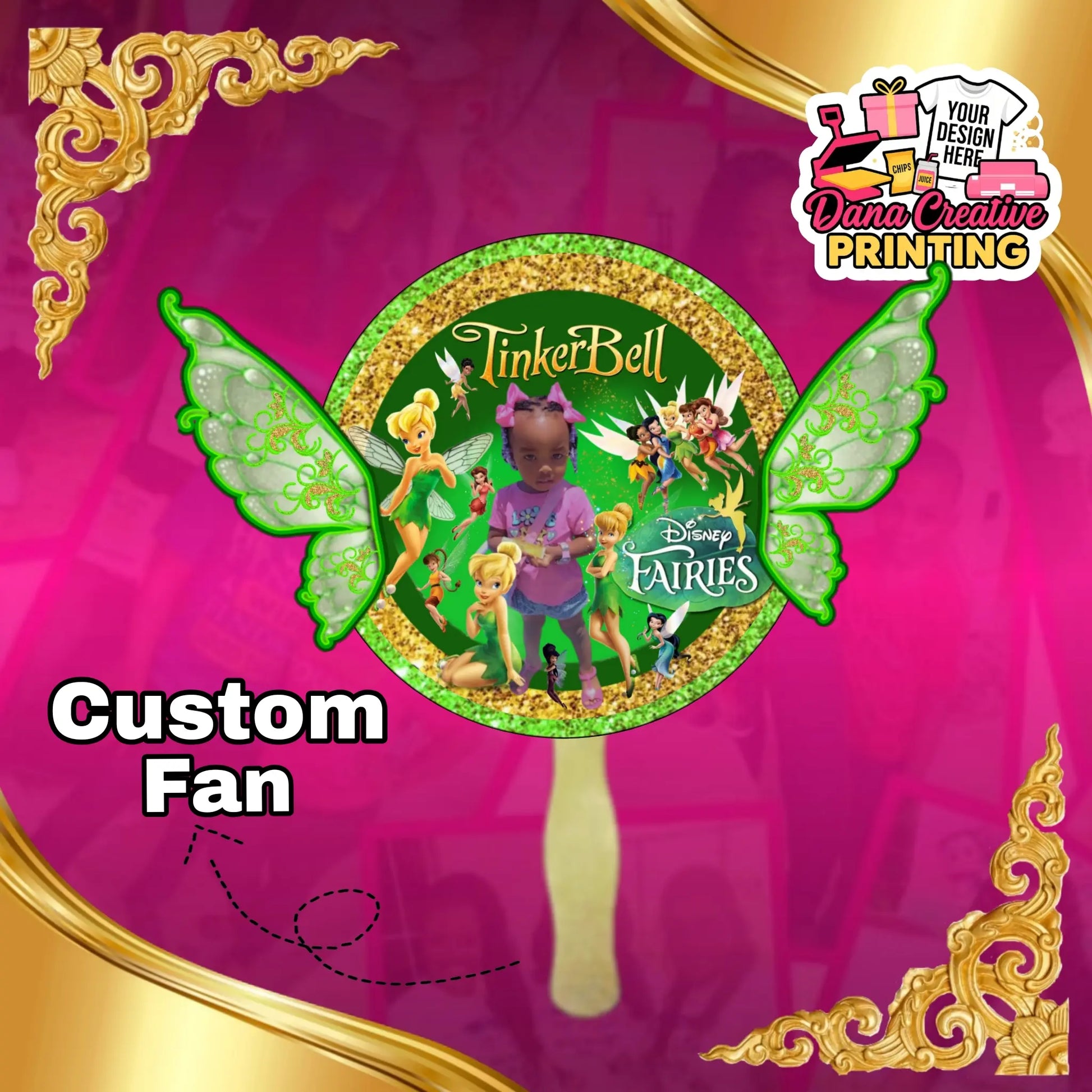 Custom Fan - | party favor by Dana Creative Hub
