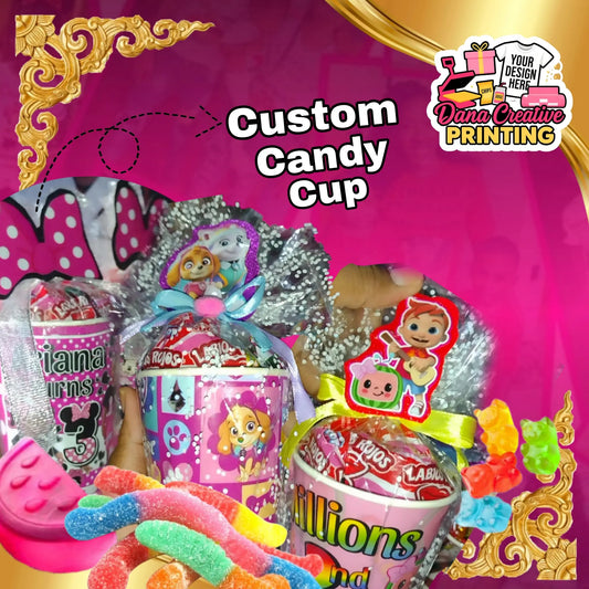 Custom Candy Cup - 2 Candy Cup | party favor by Dana Creative Hub