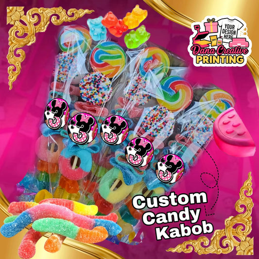 Custom Candy Kabob - | party favor by Dana Creative Hub