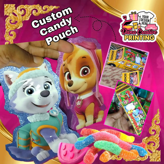 Custom Candy Pouch - | party favor by Dana Creative Hub