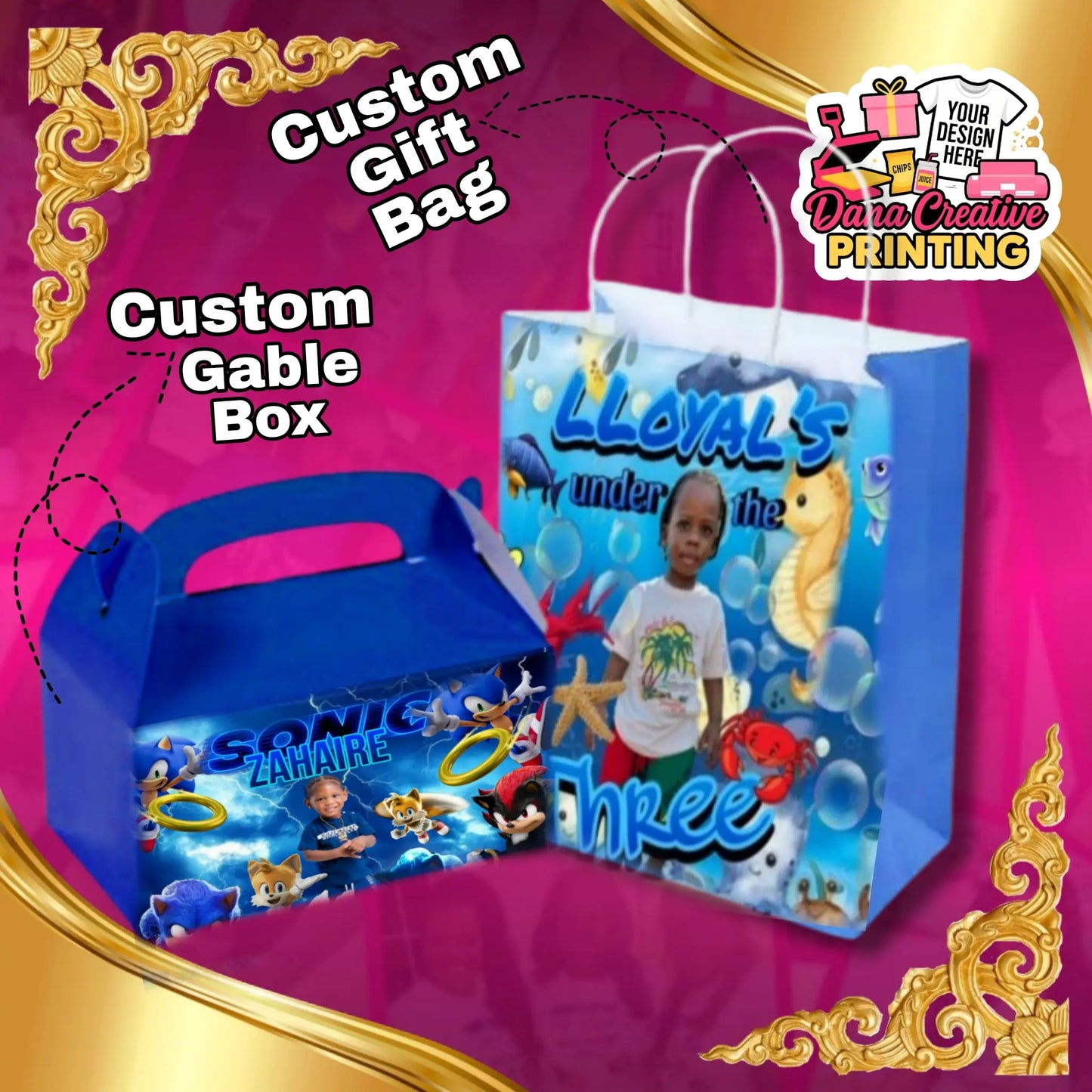 Custom Gift Package - Gable Box | party favor by Dana Creative Hub