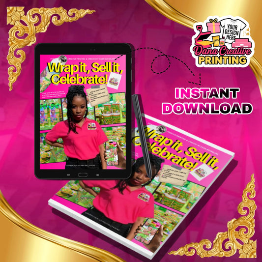 Wrap It, Sell It, Celebrate! – Start Your Party Favor Business From Scratch (Starter Guide) - | digital ebook by Dana Creative Hub