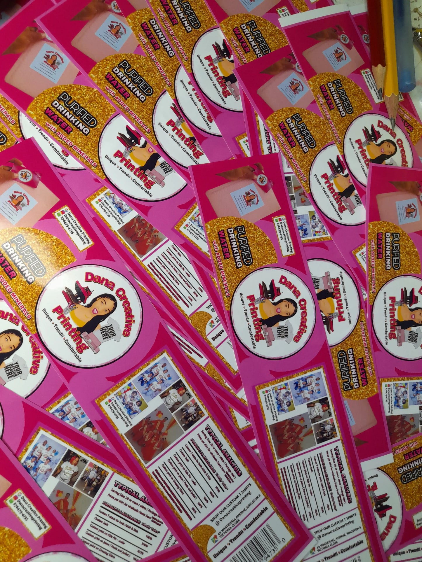 Party Favor Labels (No Product Included) - Water Label | party favor by Dana Creative Hub