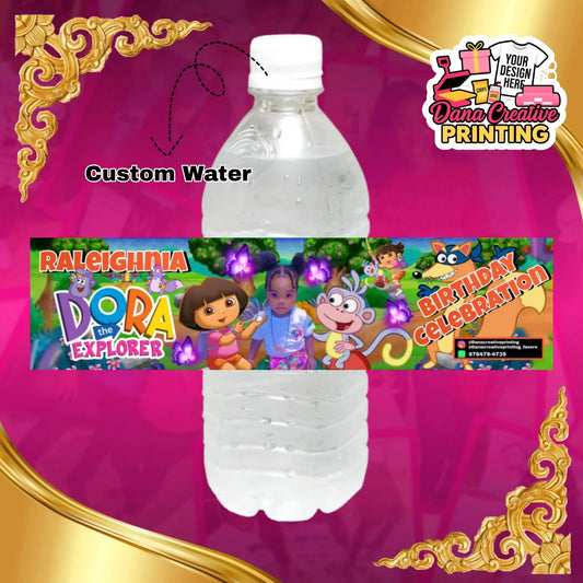 Custom Water Bottles - Small 300 ml | party favor by Dana Creative Hub